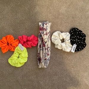 NEW - never used AE hair scrunchies & accessories
